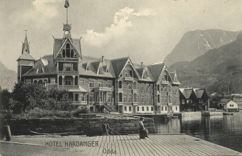 Hotel Hardanger, Odda. foto DigitalMuseum.no
